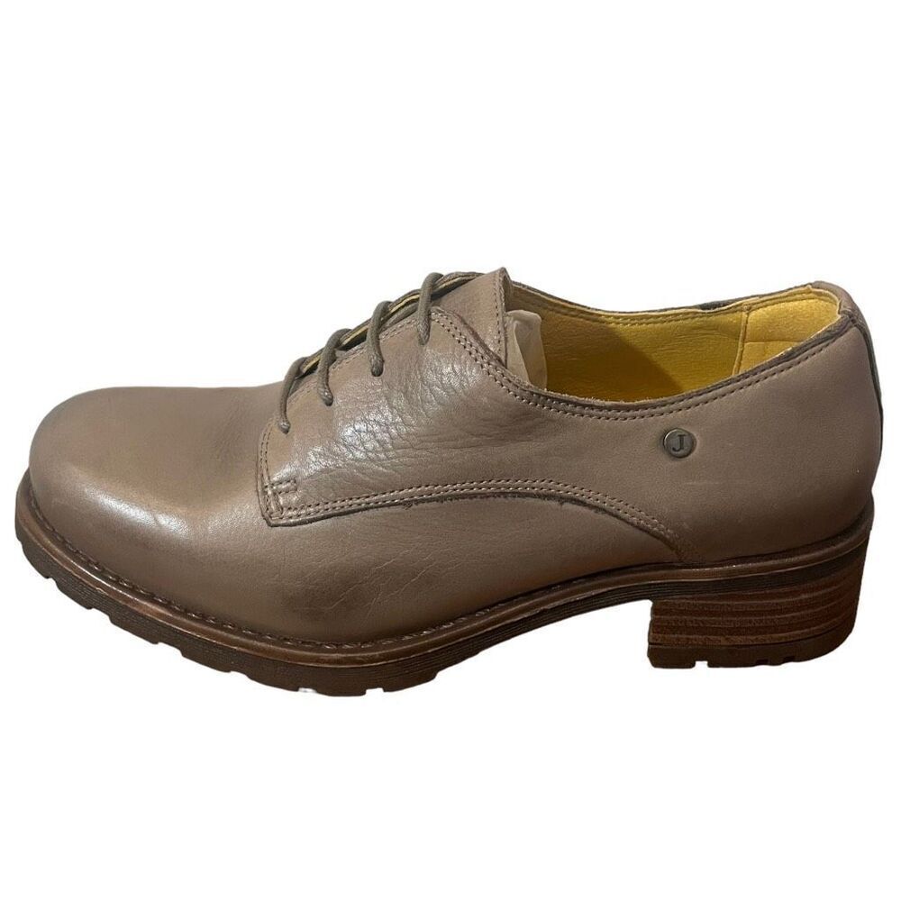 NWT Jafa Malto Brown Lace Up Oxford Loafers Size 38